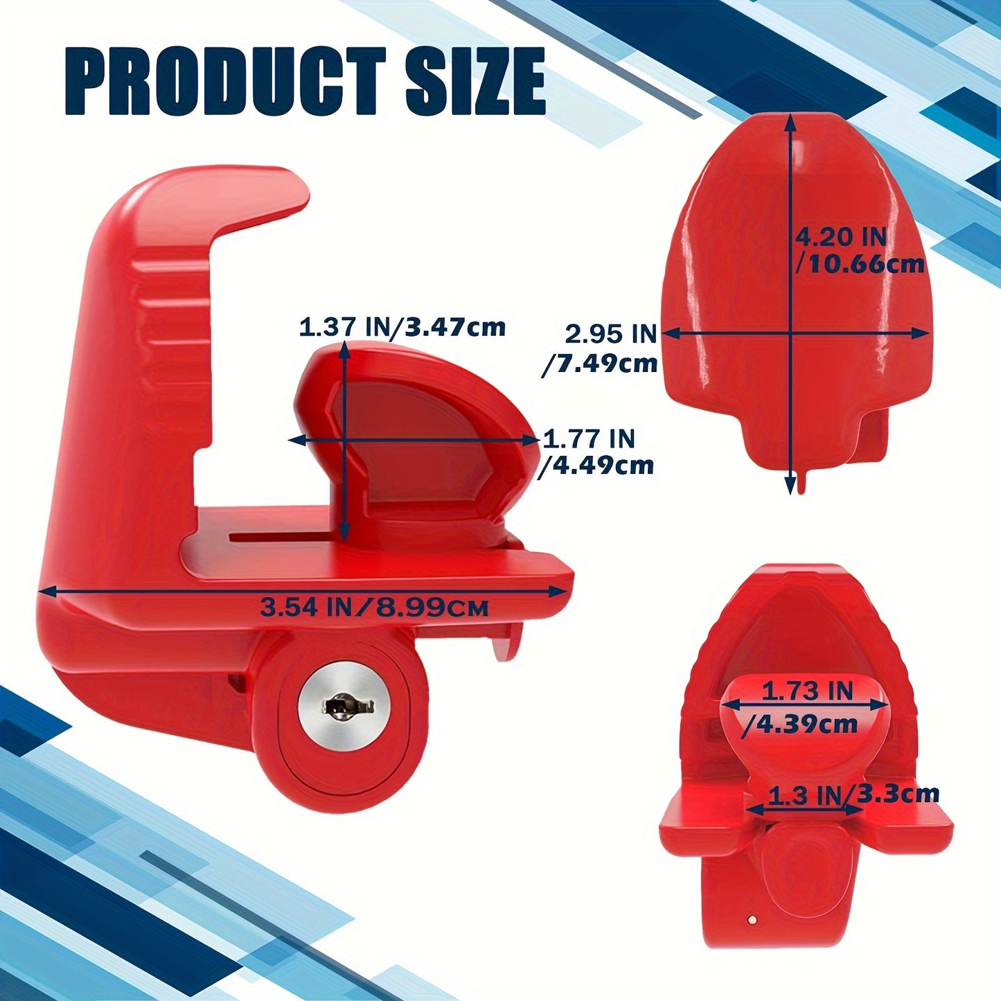 iGadsy™ - Heavy-Duty Trailer Hitch Lock | Caravan, Boat & RV Security