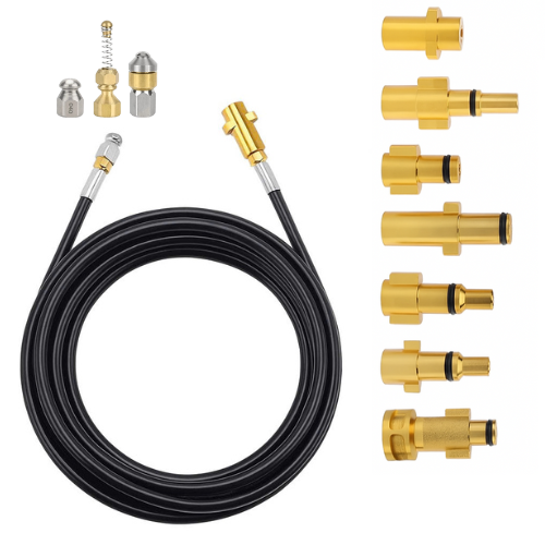 iGadsy™ - High-Pressure Drain & Sewer Cleaning Hose