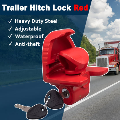 iGadsy™ - Heavy-Duty Trailer Hitch Lock | Caravan, Boat & RV Security