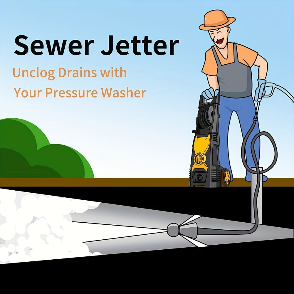iGadsy™ - The Ultimate High-Pressure Sewer Jetter Kit