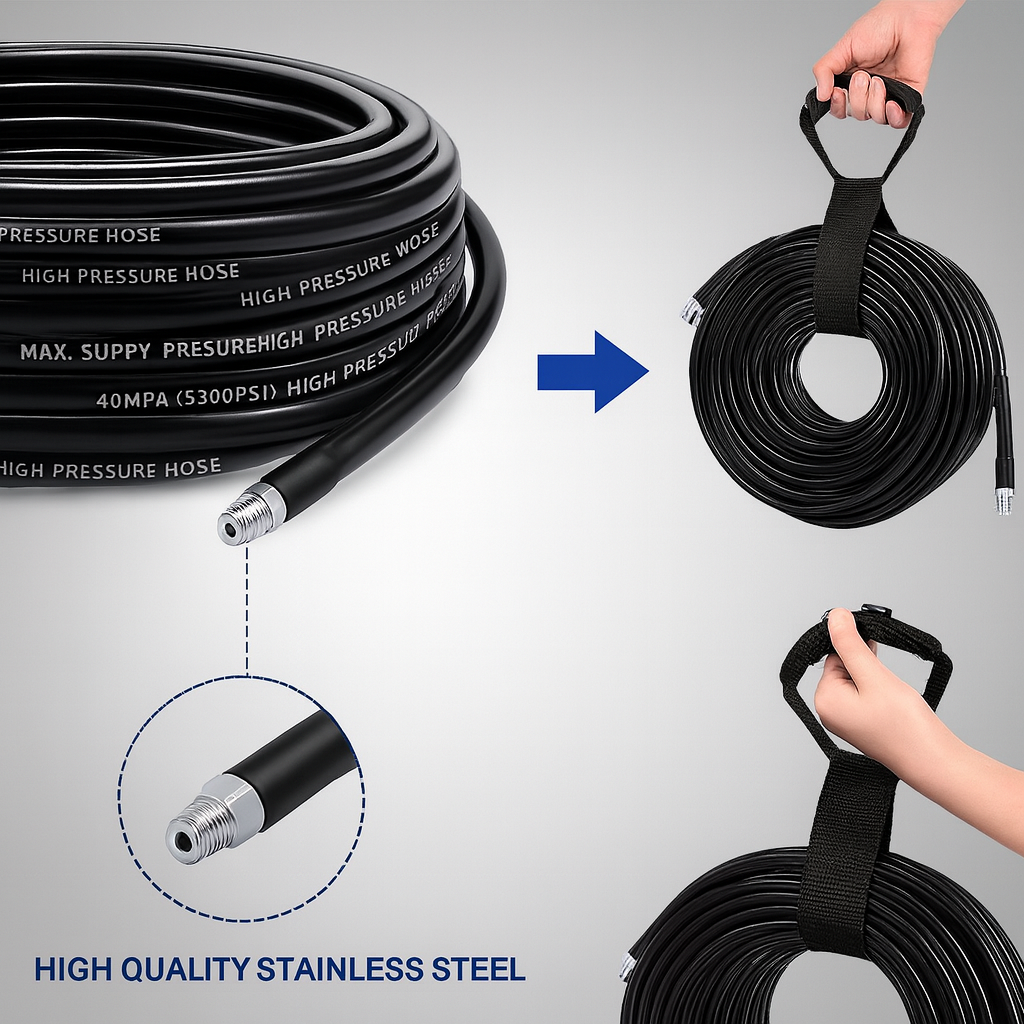 iGadsy™ - The Ultimate High-Pressure Sewer Jetter Kit