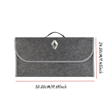 iGadsy™ - Foldable Car Trunk Storage Organizer – Collapsible Storage Box for Renault, Duster, Clio, Captur & More