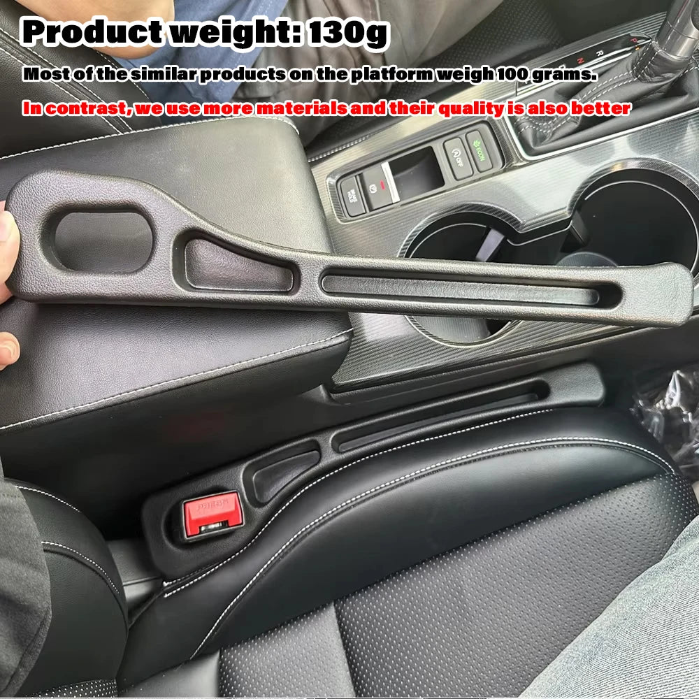 iGadsy™ - Car Seat Gap Filler – Universal Leak-Proof Strip & Organizer