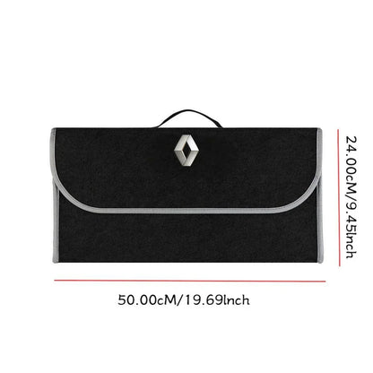 iGadsy™ - Foldable Car Trunk Storage Organizer – Collapsible Storage Box for Renault, Duster, Clio, Captur & More