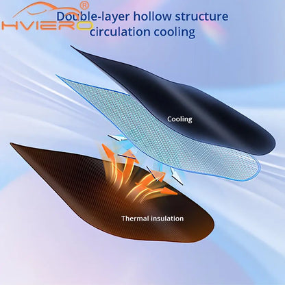 iGadsy™ - Foldable Car Sunshade Umbrella – Multi-Purpose Windshield Protector for Heat & UV Protection