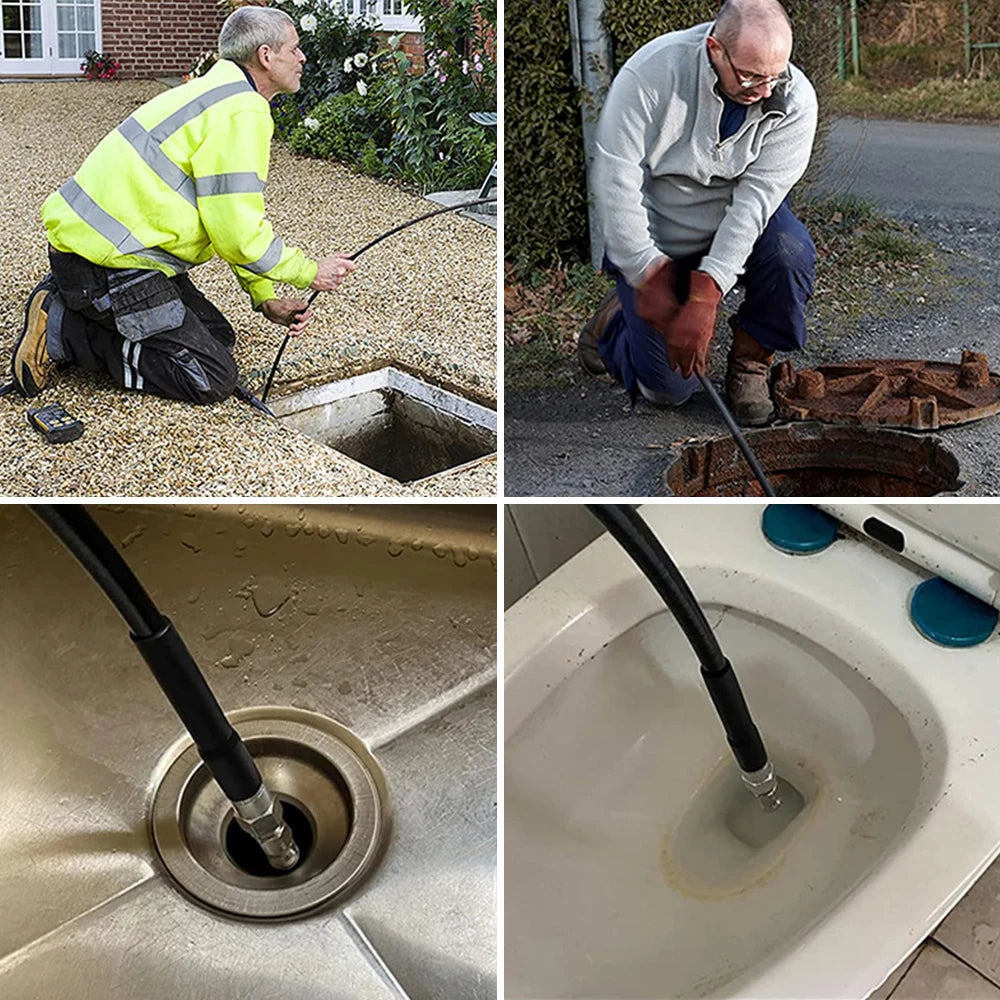 iGadsy™ - High-Pressure Drain & Sewer Cleaning Hose