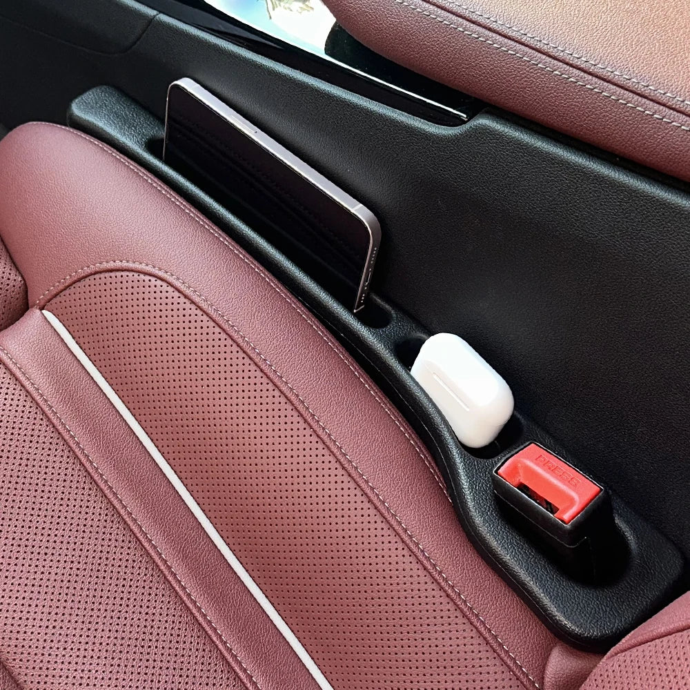 iGadsy™ - Car Seat Gap Filler – Universal Leak-Proof Strip & Organizer
