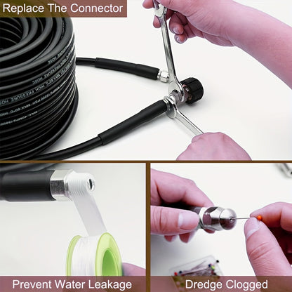 iGadsy™ - The Ultimate High-Pressure Sewer Jetter Kit
