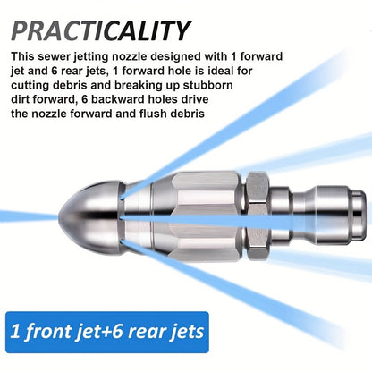 iGadsy™ - High Pressure Jet Nozzle 1/4" Quick Connect